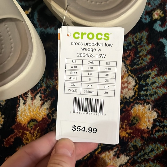 NWT crocs Brooklyn low wedge - Picture 2 of 3
